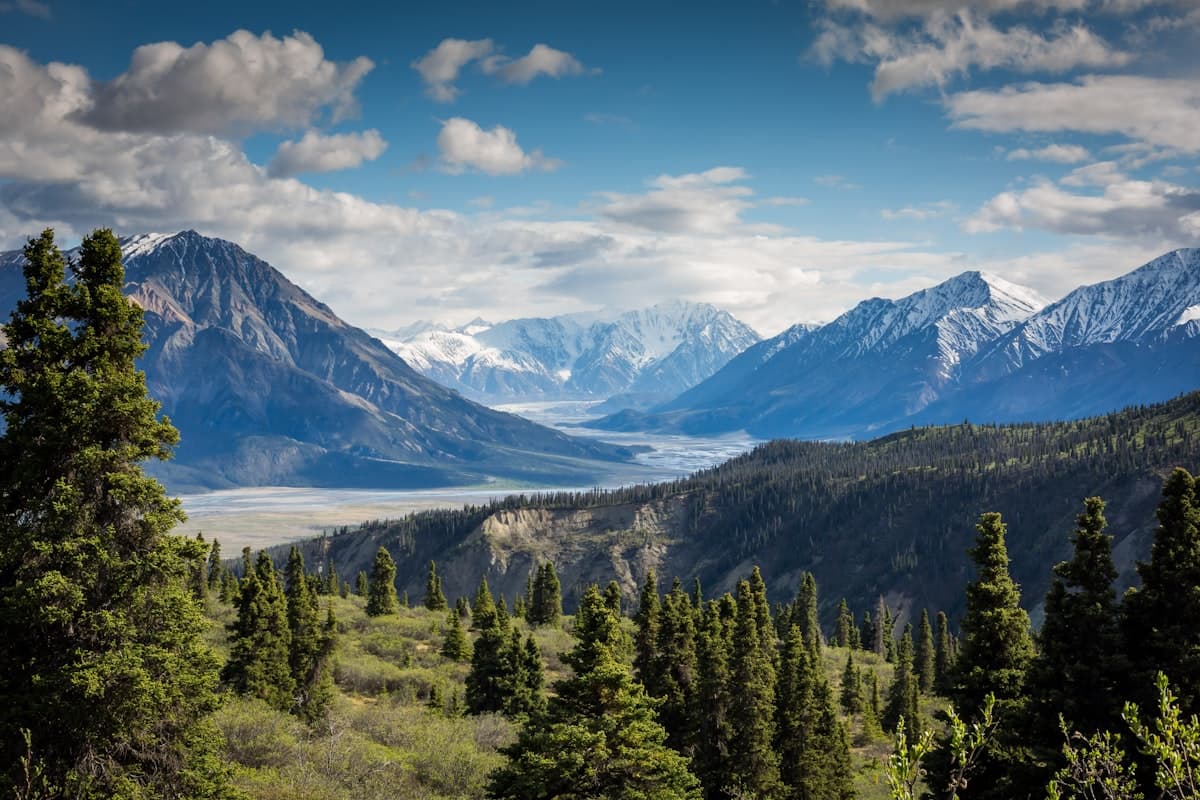 Mountain landscape background